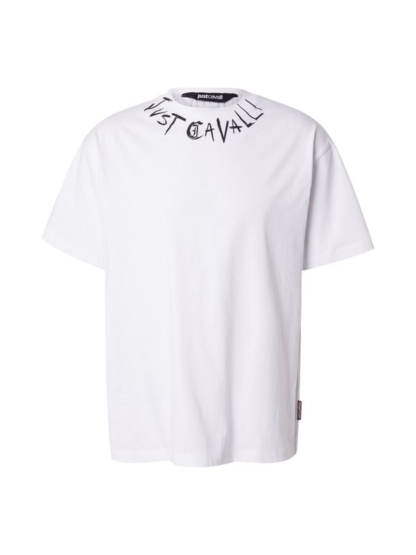 Just Cavalli Just Cavalli Majica  crna / bijela