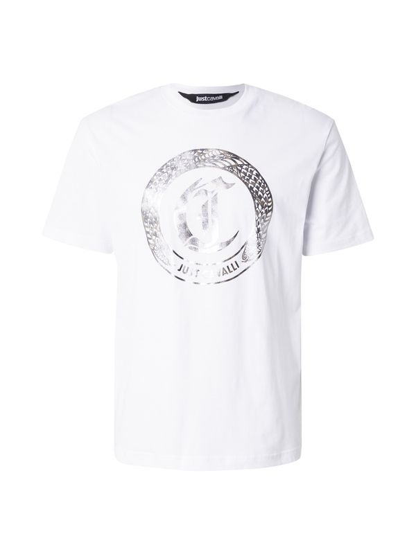 Just Cavalli Just Cavalli Majica  srebro / bijela