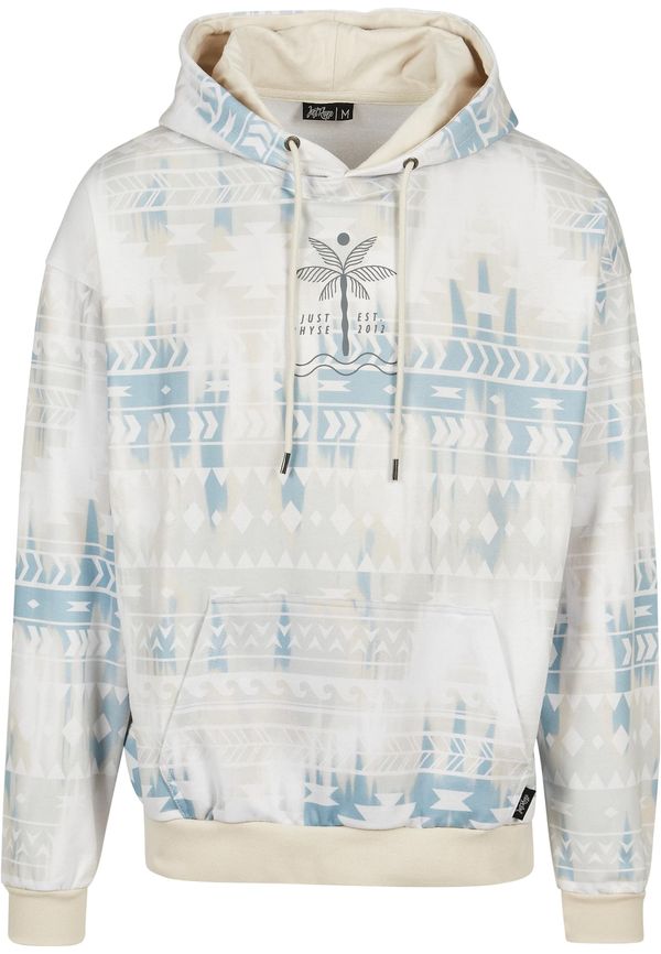 Just Rhyse Just Rhyse Sweater majica 'Pocosol'  nebesko plava / kameno siva / bijela