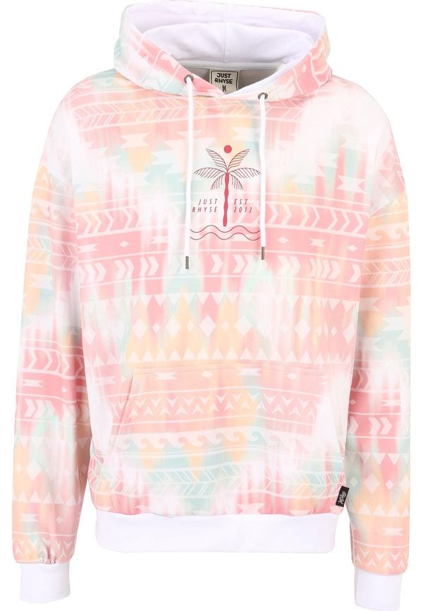 Just Rhyse Just Rhyse Sweater majica 'Pocosol'  svijetloplava / svijetloroza / prljavo bijela
