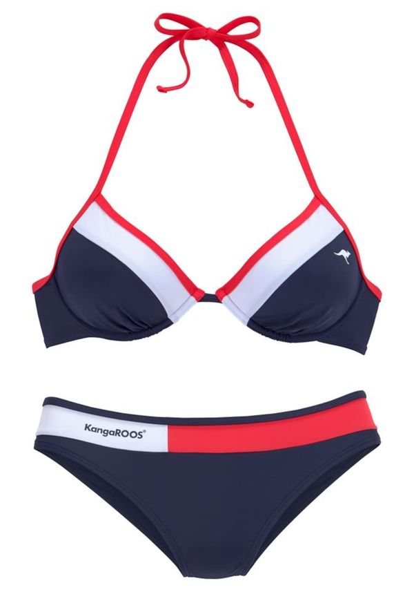 KangaROOS KangaROOS Bikini  mornarsko plava / roza / bijela