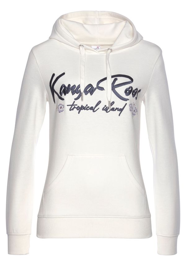 KangaROOS KangaROOS Sweater majica  ecru/prljavo bijela / mornarsko plava