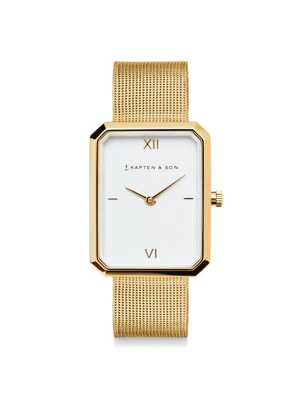 Kapten & Son Kapten & Son Analogni sat 'Grace Gold Mesh'  zlatna