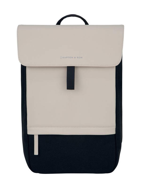 Kapten & Son Kapten & Son Ruksak 'Fyn Cream Black'  boja pijeska / crna