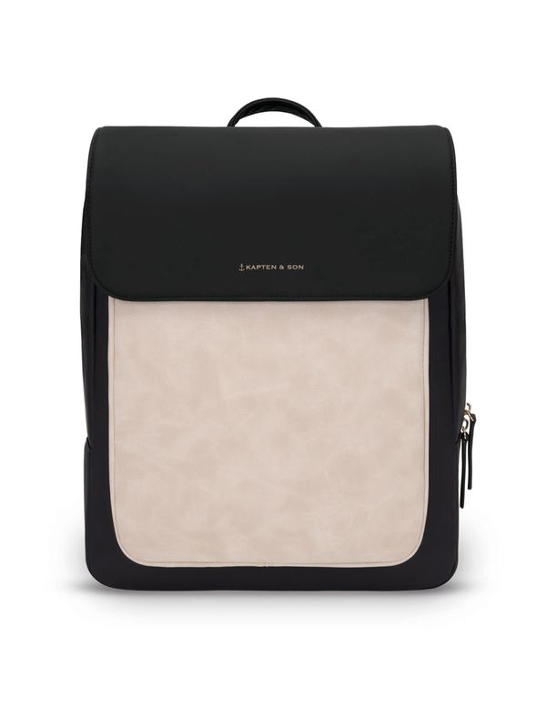Kapten & Son Kapten & Son Ruksak 'Tromso Cream Black'  boja pijeska / crna