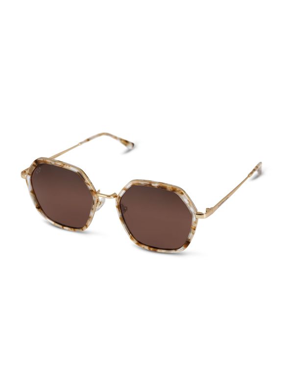 Kapten & Son Kapten & Son Sunčane naočale 'Amsterdam Edge Toffee Tortoise Brown'  smeđa / zlatna / prozirna