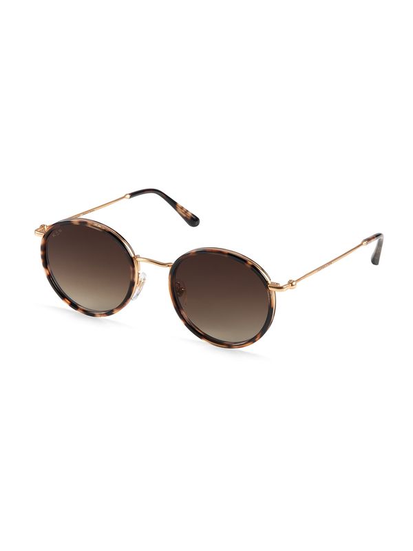 Kapten & Son Kapten & Son Sunčane naočale 'Amsterdam Umber Tortoise Brown'  oker / tamno smeđa / zlatna / crna