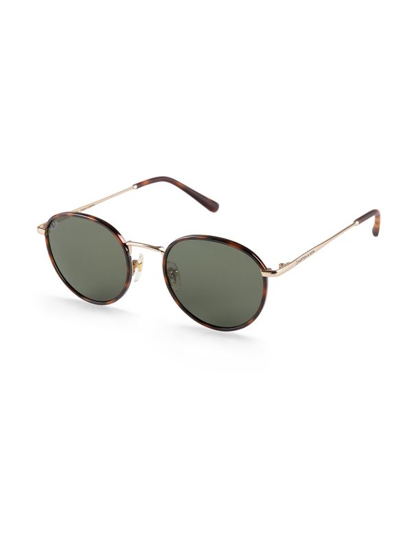 Kapten & Son Kapten & Son Sunčane naočale 'London Gold Tortoise Green'  smeđa / zlatna / zelena