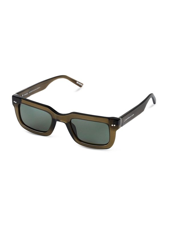Kapten & Son Kapten & Son Sunčane naočale 'Phoenix Transparent Olive Green'  maslinasta / bijela