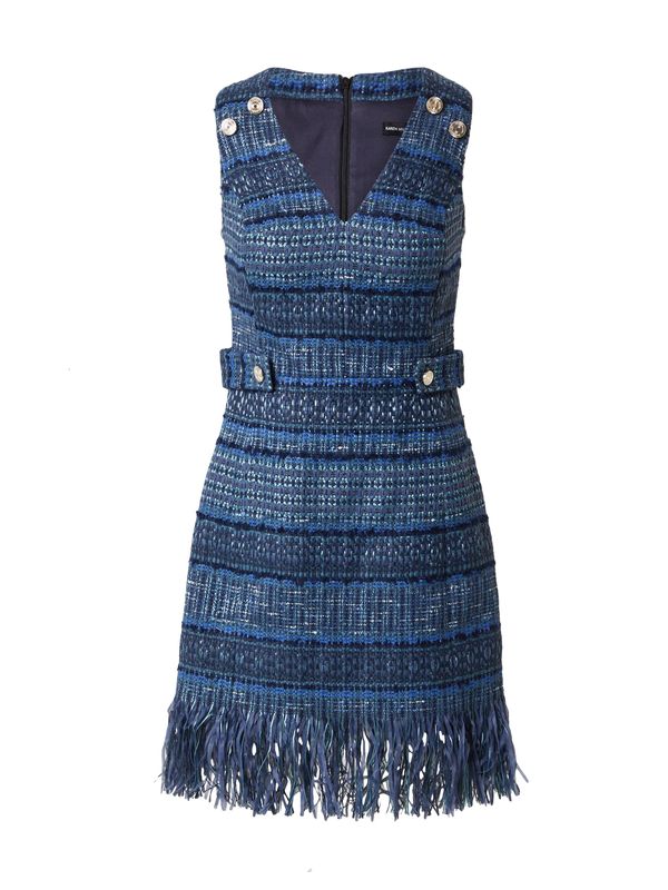 Karen Millen Karen Millen Haljina  plava / noćno plava / golublje plava / smaragdno zelena