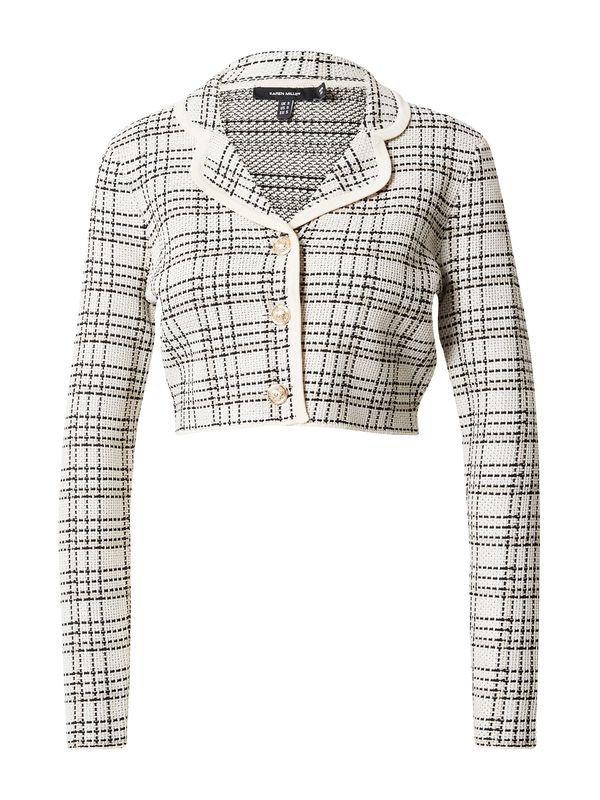 Karen Millen Karen Millen Kardigan  crna / bijela