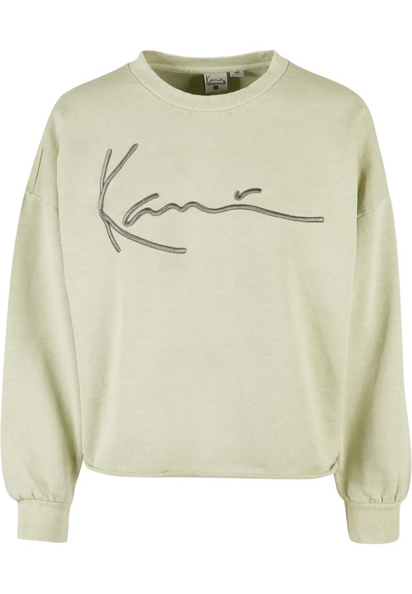 Karl Kani Karl Kani Sweater majica  siva / svijetlozelena