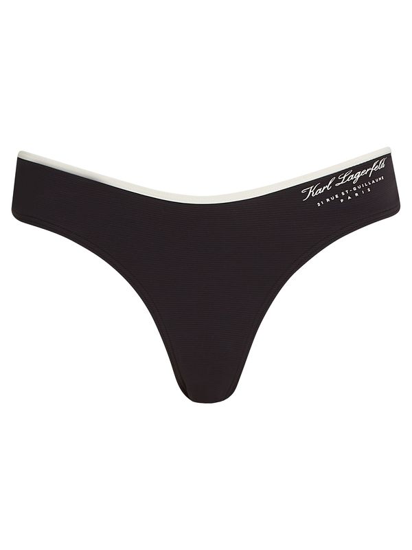Karl Lagerfeld Karl Lagerfeld Bikini donji dio  crna / bijela