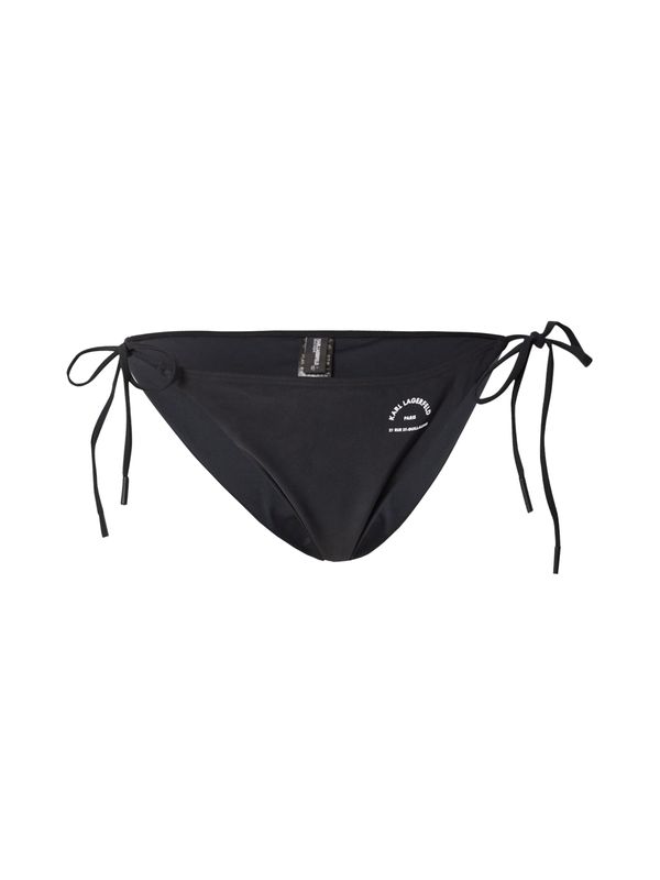 Karl Lagerfeld Karl Lagerfeld Bikini donji dio 'RUE ST-GUILLAUME'  crna / bijela