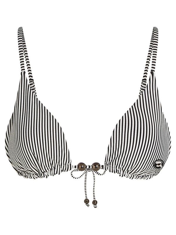 Karl Lagerfeld Karl Lagerfeld Bikini gornji dio  crna / bijela