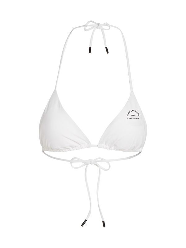 Karl Lagerfeld Karl Lagerfeld Bikini gornji dio  crna / bijela