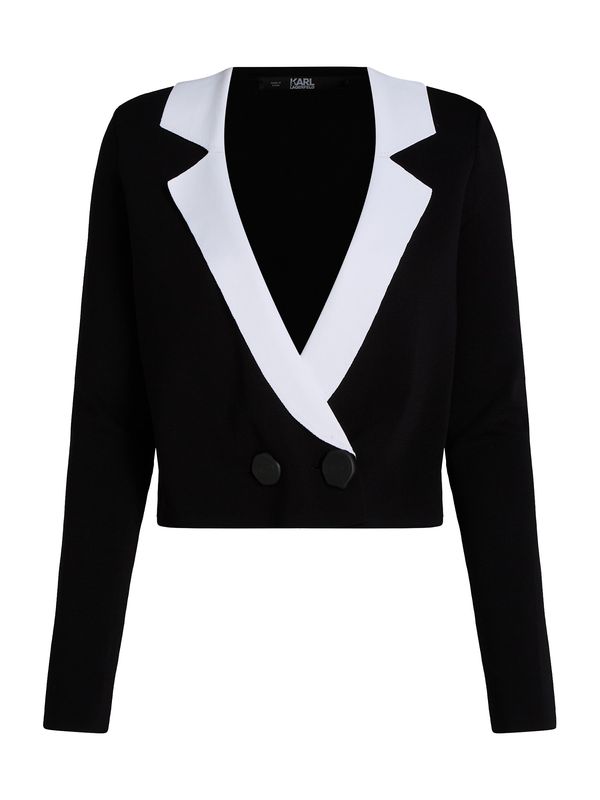 Karl Lagerfeld Karl Lagerfeld Blejzer  crna / bijela