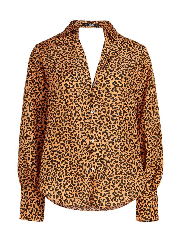 Karl Lagerfeld Karl Lagerfeld Bluza  narančasta / crna