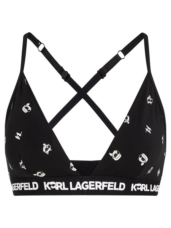 Karl Lagerfeld Karl Lagerfeld Grudnjak  crna / bijela