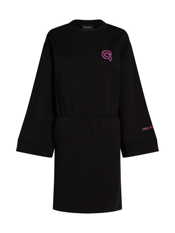 Karl Lagerfeld Karl Lagerfeld Haljina 'IKONIK'  roza / crna