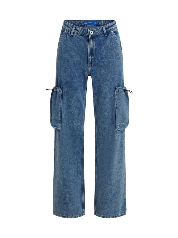 KARL LAGERFELD JEANS KARL LAGERFELD JEANS Cargo traperice  tamno plava