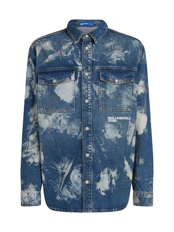 KARL LAGERFELD JEANS KARL LAGERFELD JEANS Košulja  plava / bijela