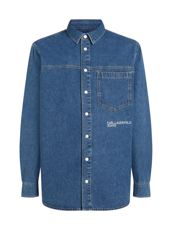 KARL LAGERFELD JEANS KARL LAGERFELD JEANS Košulja  plavi traper / bijela