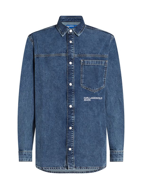 KARL LAGERFELD JEANS KARL LAGERFELD JEANS Košulja  tamno plava / bijela