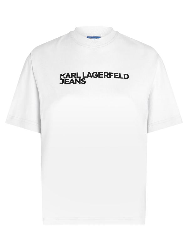 KARL LAGERFELD JEANS KARL LAGERFELD JEANS Majica  crna / bijela