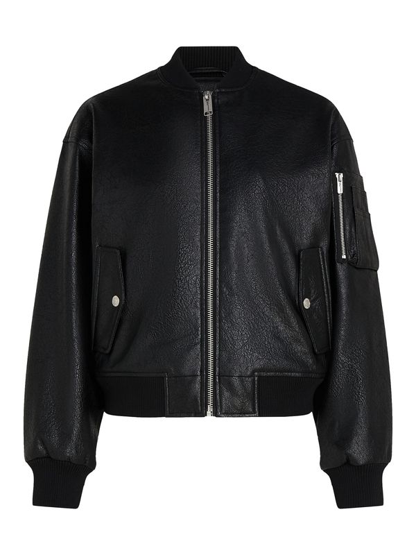 KARL LAGERFELD JEANS KARL LAGERFELD JEANS Prijelazna jakna 'Bomber'  crna