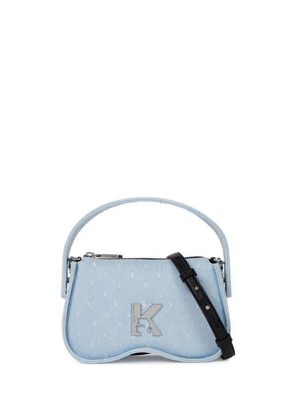 KARL LAGERFELD JEANS KARL LAGERFELD JEANS Ručna torbica  plavi traper / siva