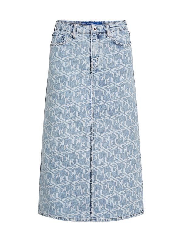 KARL LAGERFELD JEANS KARL LAGERFELD JEANS Suknja  plavi traper / pastelno plava