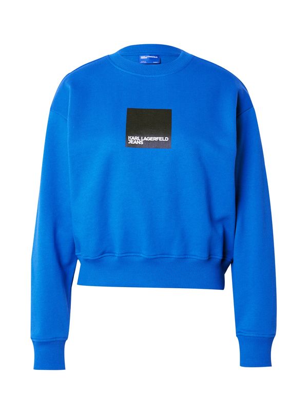 KARL LAGERFELD JEANS KARL LAGERFELD JEANS Sweater majica  kraljevsko plava / crna / bijela