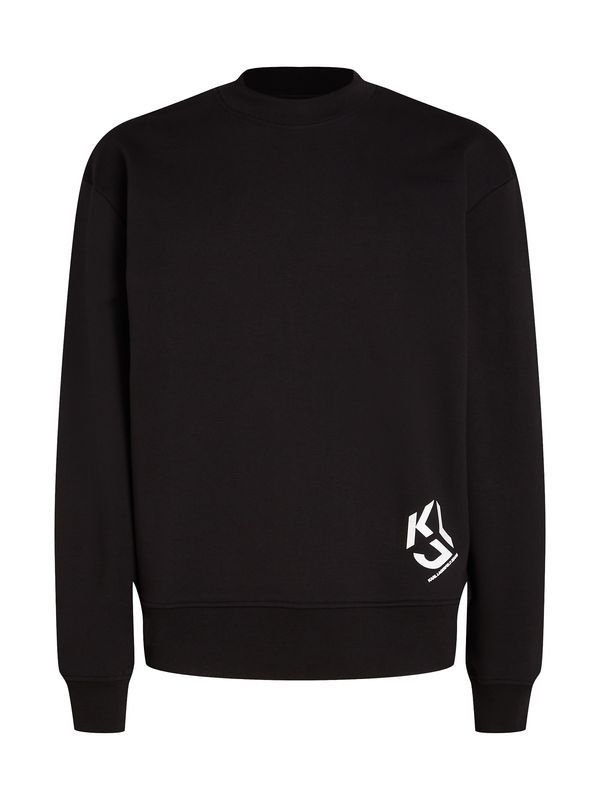KARL LAGERFELD JEANS KARL LAGERFELD JEANS Sweater majica  plava / crna / bijela