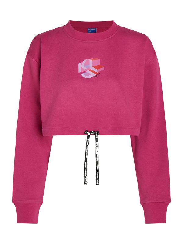 KARL LAGERFELD JEANS KARL LAGERFELD JEANS Sweater majica  svijetloplava / ciglasto crvena / fuksija / roza