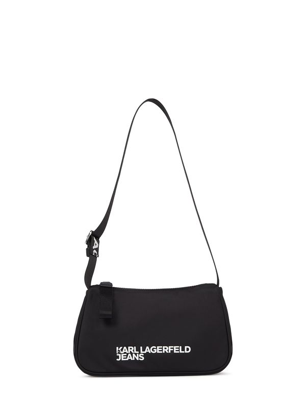 KARL LAGERFELD JEANS KARL LAGERFELD JEANS Torba za na rame ' ESSENTIAL '  crna / bijela