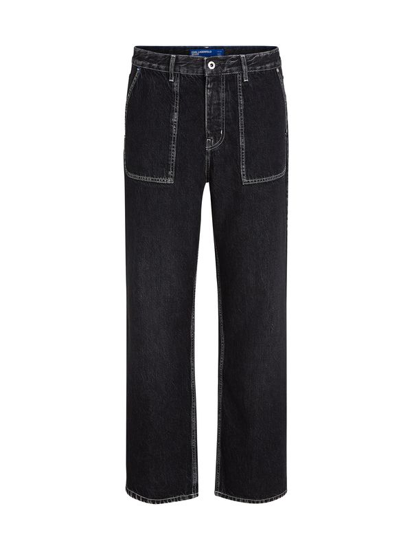 KARL LAGERFELD JEANS KARL LAGERFELD JEANS Traperice  crni traper