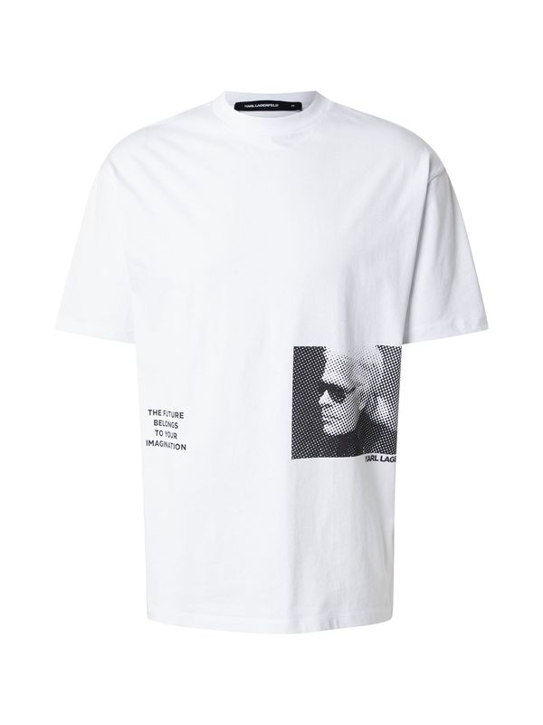 Karl Lagerfeld Karl Lagerfeld Majica  crna / bijela