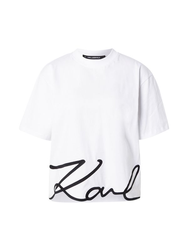 Karl Lagerfeld Karl Lagerfeld Majica  crna / bijela