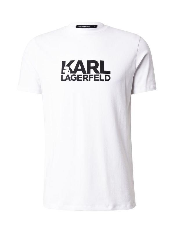 Karl Lagerfeld Karl Lagerfeld Majica  crna / bijela