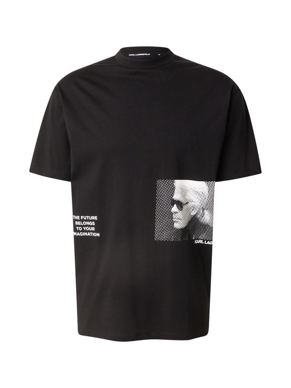 Karl Lagerfeld Karl Lagerfeld Majica  crna / prljavo bijela