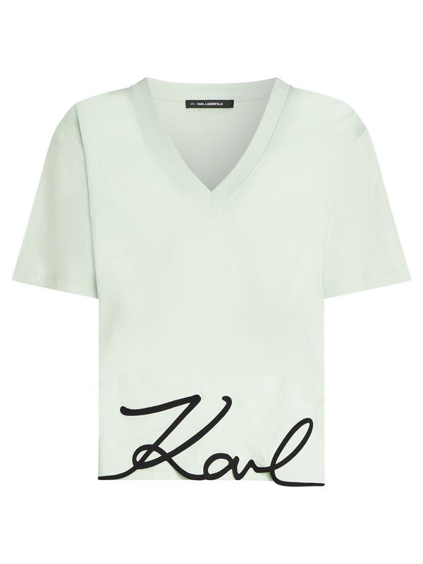 Karl Lagerfeld Karl Lagerfeld Majica  menta / crna