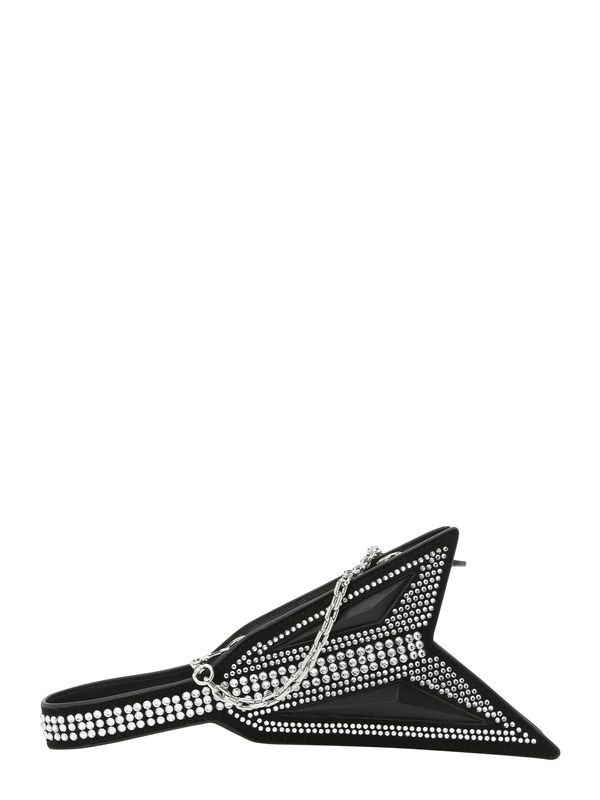 Karl Lagerfeld Karl Lagerfeld Pismo torbica 'Guitar'  crna / prozirna