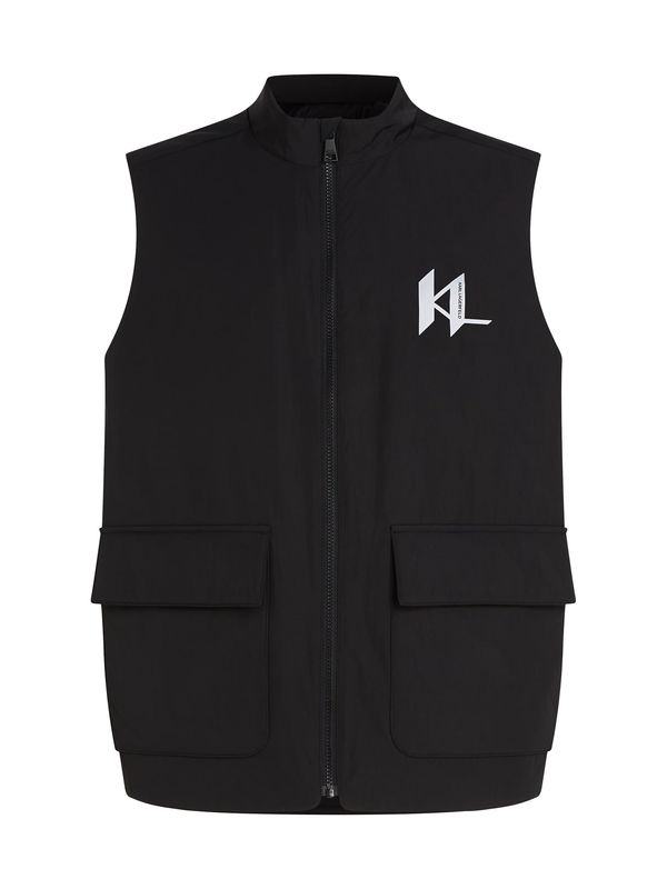 Karl Lagerfeld Karl Lagerfeld Prsluk  crna / bijela