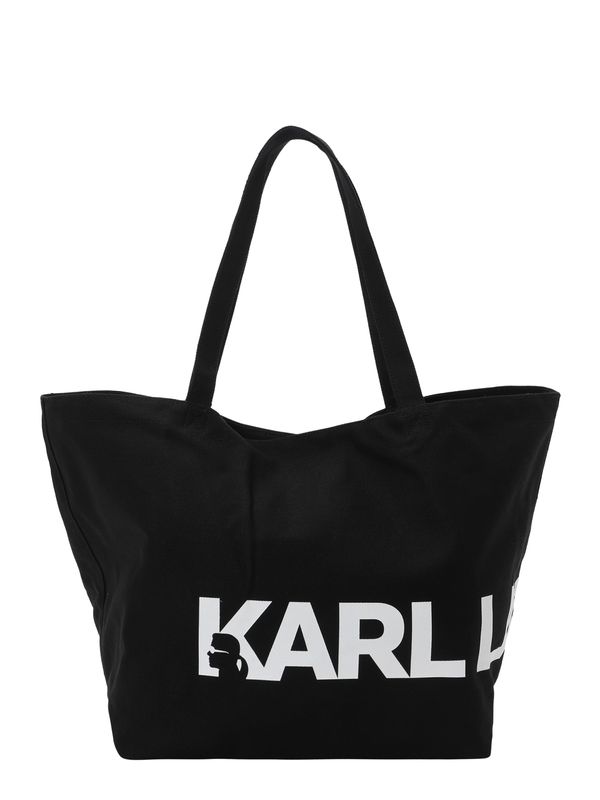 Karl Lagerfeld Karl Lagerfeld Shopper torba 'Essential'  crna / bijela