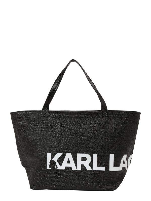 Karl Lagerfeld Karl Lagerfeld Shopper torba 'ESSENTIAL'  crna / bijela