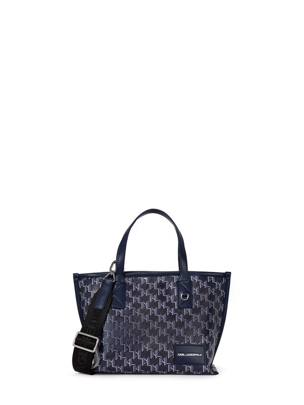 Karl Lagerfeld Karl Lagerfeld Shopper torba 'K/VOYAGE'  tamno plava / crna / bijela