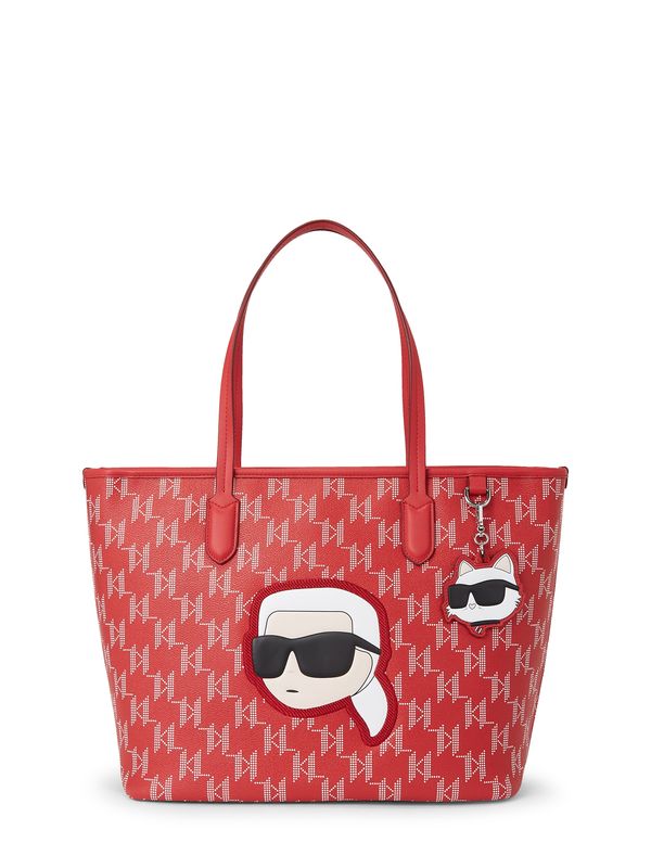 Karl Lagerfeld Karl Lagerfeld Shopper torba  nude / vatreno crvena / crna / bijela