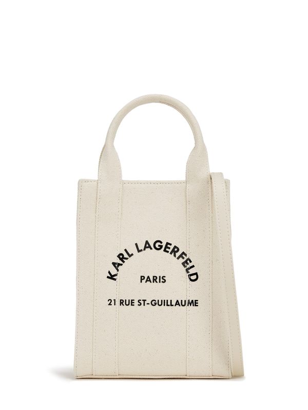 Karl Lagerfeld Karl Lagerfeld Shopper torba ' Rue St-Guillaume Square '  bež / crna