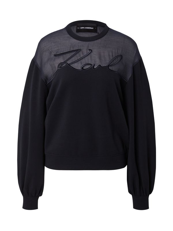Karl Lagerfeld Karl Lagerfeld Sweater majica  crna